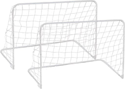 Garlando - Train & Score - Voetbaldoeltjes - set van twee - 90 x 60 x 50 cm - Voetbal - Training - Incl. Grondankers