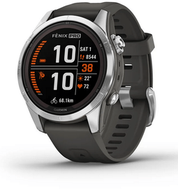 Garmin fēnix 7S Pro, Solar Edition Zilver (Grafiet)