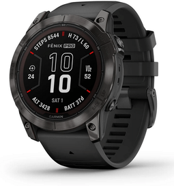 Garmin fēnix 7X Pro, Sapphire Solar Edition Grijs (Zwart)