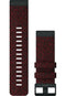 Garmin QuickFit Geweven Nylon Horlogebandje - 22mm Polsbandje - Wearablebandje - Geschakeerd Rood