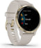 Garmin Venu 2s - Smartwatch voor dames met Stappenteller - 10 dagen batterij - 40 mm - Tundra/Champagne