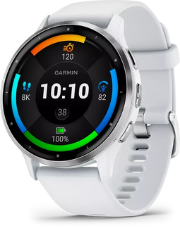 Garmin Venu 3, 45mm Zilver (Wit)