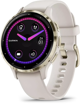 Garmin Venu 3S, 41mm Goud (Wit)