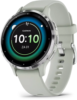 Garmin Venu 3S, 41mm Zilver (Groen)