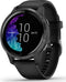 Garmin VENU Health Smartwatch - Amoled touchscreen - Stappenteller - 5 dagen batterij - Zwart/Gunmetal