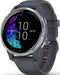 Garmin Venu Health - Smartwatch - Amoled touchscreen - Stappenteller - 5 dagen batterij - 43mm - Blue Granite