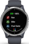 Garmin Venu Health - Smartwatch - Amoled touchscreen - Stappenteller - 5 dagen batterij - 43mm - Blue Granite