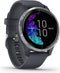 Garmin Venu Health - Smartwatch - Amoled touchscreen - Stappenteller - 5 dagen batterij - 43mm - Blue Granite
