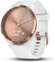 Garmin vivomove HR, Sport, roségoud met witte polsband, S/M