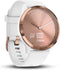 Garmin vivomove HR, Sport, roségoud met witte polsband, S/M