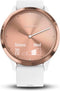 Garmin vivomove HR, Sport, roségoud met witte polsband, S/M
