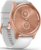 Garmin Vivomove Style - Hybride Smartwatch - Echte wijzers - Verborgen touchscreen - 40mm - Rose Gold/White