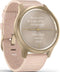 Garmin Vivomove Style - Hybride Smartwatch - Echte wijzers - Verborgen touchscreen - 40mm - Champagne/Dust Rose