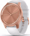 Garmin Vivomove Style - Hybride Smartwatch - Echte wijzers - Verborgen touchscreen - 40mm - Rose Gold/White