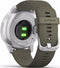 Garmin Vivomove Style - Hybride Smartwatch - Echte wijzers - Verborgen touchscreen - 40mm -Silver/Moss