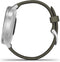 Garmin Vivomove Style - Hybride Smartwatch - Echte wijzers - Verborgen touchscreen - 40mm -Silver/Moss