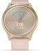 Garmin Vivomove Style - Hybride Smartwatch - Echte wijzers - Verborgen touchscreen - 40mm - Champagne/Dust Rose