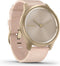 Garmin Vivomove Style - Hybride Smartwatch - Echte wijzers - Verborgen touchscreen - 40mm - Champagne/Dust Rose