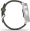 Garmin Vivomove Style - Hybride Smartwatch - Echte wijzers - Verborgen touchscreen - 40mm -Silver/Moss