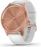 Garmin Vivomove Style - Hybride Smartwatch - Echte wijzers - Verborgen touchscreen - 40mm - Rose Gold/White