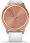 Garmin Vivomove Style - Hybride Smartwatch - Echte wijzers - Verborgen touchscreen - 40mm - Rose Gold/White