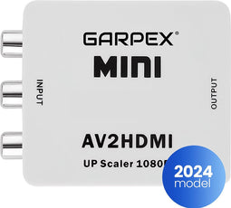 Garpex® AV naar HDMI Converter - 1080P Full HD - Inclusief USB-kabel - Tulp naar HDMI Converter