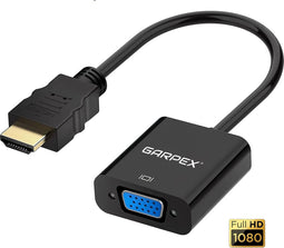 Garpex® HDMI naar VGA Adapter - HDMI naar VGA - Full HD 1080P - Male naar Female - HDMI Kabel - Extra Monitor