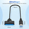 Garpex® USB 3.0 naar SATA Adapter - Datakabel voor harde schijven - SATA 7+15 22 Pin Kabel