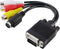 Garpex® VGA naar S-Video AV RCA TV Converter Kabel Adapter met Audiokabel