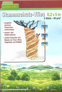 Gartenkraft boombeschermingsdoek - boomstambeschermingsvlies - 2 stuks - 20x500 cm - Beige