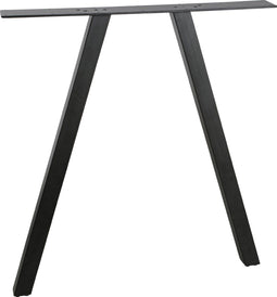 WOOOD Tablo 2-Standen Poot Vierkant 1 Stuk - Metaal - Zwart - 72x79x10