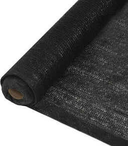 vidaXL - Privacynet - 150 - g/m² - 1x50 - m - HDPE - zwart