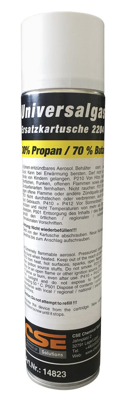 Gaspatroon voor Bioflamme, 600 ml