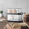 Gastroback Design Mini eierkoker 3 eieren 350 W Zwart, Roestvrijstaal