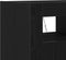 vidaXL - Sideboard - met - LED-lampjes - - - Zwart - Eiken - - - 80x35x75 - cm - - - Bewerkt - Hout