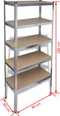 vidaXL - Opbergrek - voor - de - garage - 5 - st
