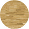 vidaXL - Tafelblad - rond - 44 - mm - 900 - mm - massief - eikenhout