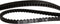 Gates CDN Belt Carbon Drive, 115T, Zwart