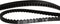 Gates CDX tandriem Carbon Drive 120T zwart