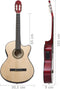 vidaXL - Gitaar - cutaway - met - equalizer - 6 - snaren - western - klassiek
