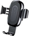 Baseus Gravity Car Mount - Autohouder Qi Draadloze Oplader - Zilver
