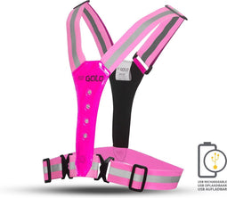 Gato Sports - Led Safer Sport Vest USB - Roze