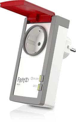 AVM FRITZ!DECT 210 - Slim stopcontact - Spatwaterdicht - Energiebewaking