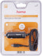 Hama Autolader Mini USB - 1 m kabel - LED-indicatie - zwart