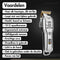 Sansbeauté Barber Edition PRO - Draadloze Tondeuse - 10 opzetkammen - Waterproof - Zilver