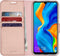 Accezz Hoesje Geschikt voor Huawei P30 Lite Hoesje Met Pasjeshouder - Accezz Wallet Softcase Bookcase - Roze