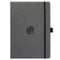 Dingbats* Wildlife A5 Notitieboek - Grey Elephant Blanco - Bullet Journal met 100 gsm Inktvrij Papier - Schetsboek met Harde Kaft, Binnenvak, Elastische Sluiting en Bladwijzer