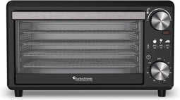 TurboTronic FD14 - Voedseldroger - 14 liter - Instelbare temperatuur 30°C-80°C - Zwart