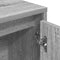 vidaXL - Boekenkast - 89x24x101,5 - cm - bewerkt - hout - grijs - sonoma - eikenkleur