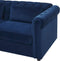CHESTERFIELD - Chesterfield slaapbank - Marineblauw - Fluweel